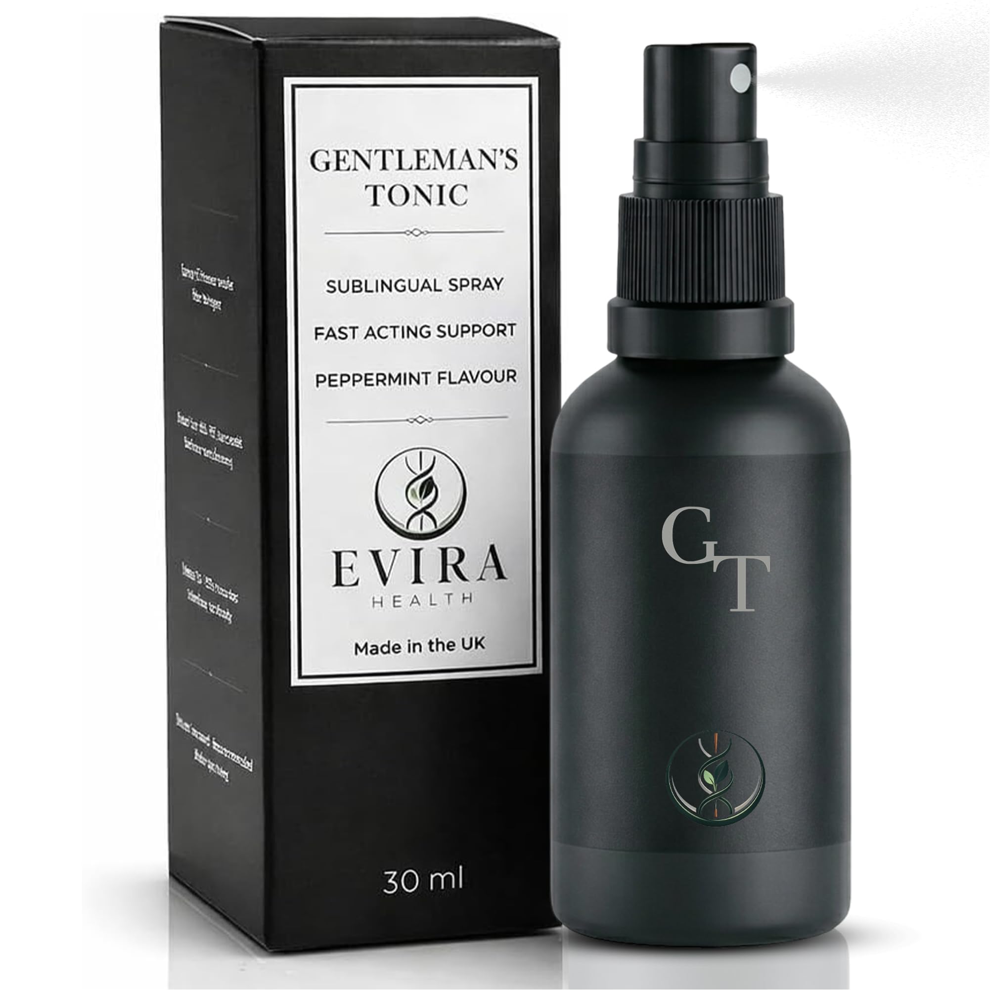 Gentleman’s Tonic Fast-Acting Sublingual Spray – Herbal Male Performance Support for Blood Flow, Energy & Confidence – Rapid Absorption Oral Spray – 30ml (30 Servings)